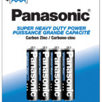 Panasonic Super Heavy Duty Battery AAA - Pack of 4