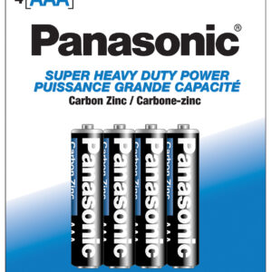 Panasonic Super Heavy Duty Battery AAA - Pack of 4