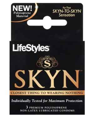 Lifestyles Skyn Non-latex – Box Of 3 Condoms | Buy Online at Pleasure Cartel Online Sex Toy Store