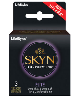 Lifestyles Skyn Elite – Pack Of 3 Condoms | Buy Online at Pleasure Cartel Online Sex Toy Store