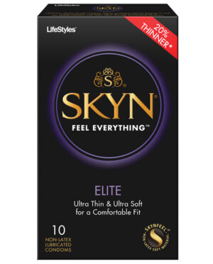 Lifestyles Skyn Elite Ultra Thin Condoms – Pack Of 10 Condoms | Buy Online at Pleasure Cartel Online Sex Toy Store