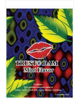 Trust Dam Latex Dental Dam – Mint Condoms | Buy Online at Pleasure Cartel Online Sex Toy Store