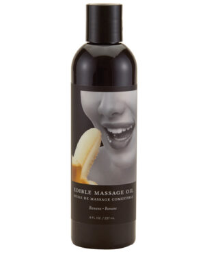Earthly Body Edible Massage Oil – 8 Oz Banana Earthly Body | Buy Online at Pleasure Cartel Online Sex Toy Store