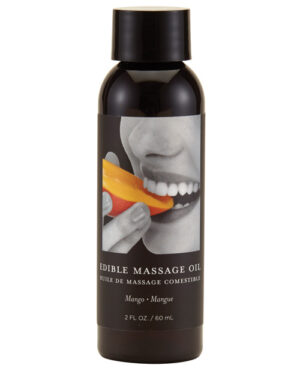 Earthly Body Edible Massage Oil – 2 Oz Mango Earthly Body | Buy Online at Pleasure Cartel Online Sex Toy Store