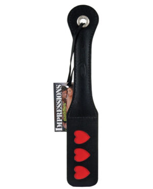 Sportsheets 12″ Leather Heart Impression Paddle BDSM & Bondage Toys & Gear | Buy Online at Pleasure Cartel Online Sex Toy Store