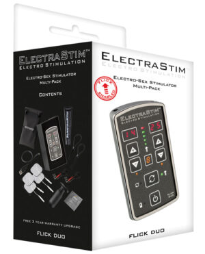 Electrastim Flick Duo Stimulator Multi Pack Em80-m Electro Stim Sex Toys | Buy Online at Pleasure Cartel Online Sex Toy Store