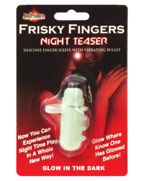 Frisky Fingers – Glow In The Dark Night Teaser Finger Vibrators | Buy Online at Pleasure Cartel Online Sex Toy Store
