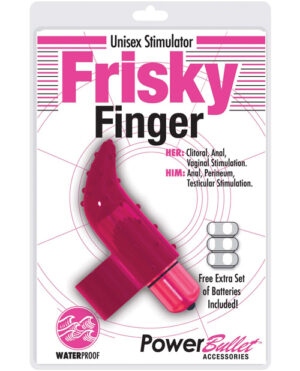 Frisky Finger Unisex Stimulator – Pink Finger Vibrators | Buy Online at Pleasure Cartel Online Sex Toy Store