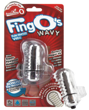 Screaming O Fingo’s – Wavy Clear Finger Vibrators | Buy Online at Pleasure Cartel Online Sex Toy Store