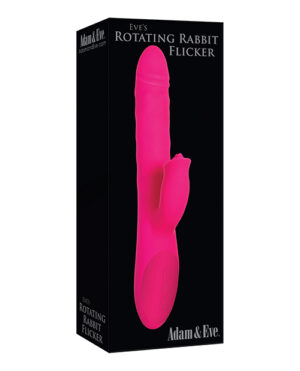 Adam & Eve Eve’s Rotating Rabbit Flicker Dual Stim – Pink Adam & Eve Sex Toys | Buy Online at Pleasure Cartel Online Sex Toy Store