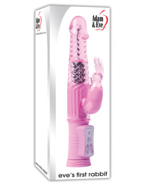 Adam & Eve Eve’s First Rabbit – Pink Adam & Eve Sex Toys | Buy Online at Pleasure Cartel Online Sex Toy Store