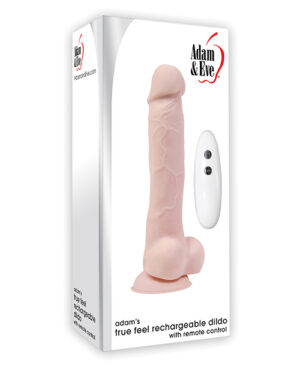 Adam & Eve Adam’s True Feel Rechargeable Dildo – Flesh Adam & Eve Sex Toys | Buy Online at Pleasure Cartel Online Sex Toy Store