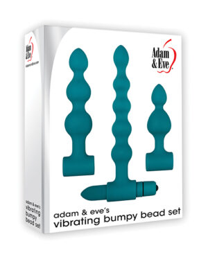 Adam & Eve Vibrating Anal Bumpy Bead Set – Teal Adam & Eve Sex Toys | Buy Online at Pleasure Cartel Online Sex Toy Store