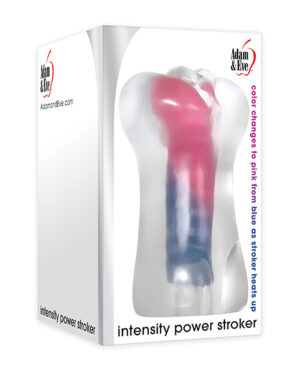 Adam & Eve Intensity Power Stroker – Clear-blue Blow Job Sex Toys | Buy Online at Pleasure Cartel Online Sex Toy Store
