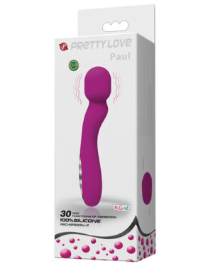 Pretty Love Paul Usb Rechargeable Wand – Fuchsia Massage Lotions, Massagers, Massage Tools | Buy Online at Pleasure Cartel Online Sex Toy Store