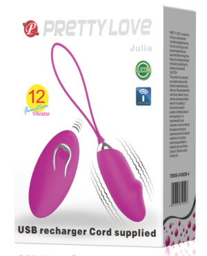 Pretty Love Julia – Fuchsia Bullets & Egg Vibrators | Buy Online at Pleasure Cartel Online Sex Toy Store