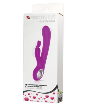 Pretty Love Hot Rabbit – 7 Function Fuchsia Rabbit Vibrators - Rechargeable | Buy Online at Pleasure Cartel Online Sex Toy Store