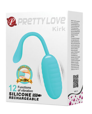 Pretty Love Kirk Liquid Silicone Remote Egg – Turquoise Bullets & Mini-Vibes - Rechargeable | Buy Online at Pleasure Cartel Online Sex Toy Store
