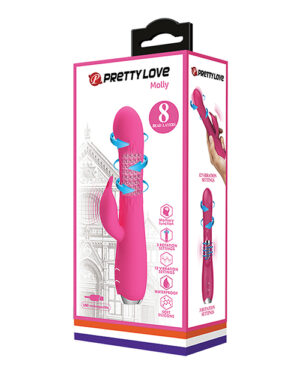 Pretty Love Molly Rotation Rabbit – Pink Rabbit Vibrators - Rechargeable | Buy Online at Pleasure Cartel Online Sex Toy Store