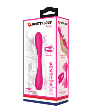 Pretty Love Yedda Bendable Vibrator – Pink Rabbit Vibrators - Rechargeable | Buy Online at Pleasure Cartel Online Sex Toy Store