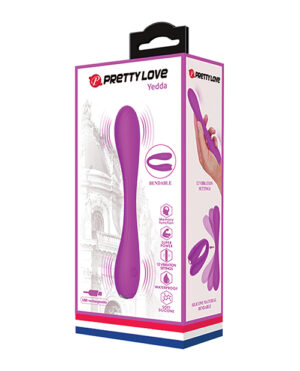 Pretty Love Yedda Bendable Vibrator – Fuchsia Rabbit Vibrators - Rechargeable | Buy Online at Pleasure Cartel Online Sex Toy Store