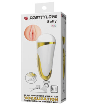 Pretty Love Sally Stroker – 12 Function White-gold Masturbators & Sex Dolls | Buy Online at Pleasure Cartel Online Sex Toy Store