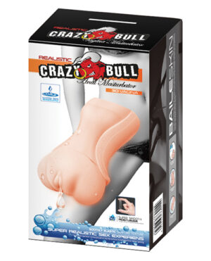 Crazy Bull No Lube Vagina Masturbator Sleeve – Ivory Masturbators & Sex Dolls | Buy Online at Pleasure Cartel Online Sex Toy Store