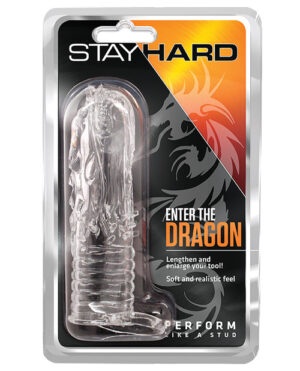 Blush Performance Enter The Dragon Penis Sleeve – Clear Blush Sex Toys | Buy Online at Pleasure Cartel Online Sex Toy Store