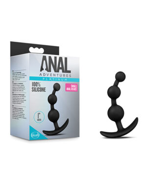 Blush Anal Adventures Small Beads – Black Anal Beads & Balls | Buy Online at Pleasure Cartel Online Sex Toy Store