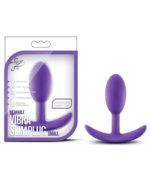 Blush Luxe Wearable Vibra Slim Plug Small – Purple Anal Sex Toys | Buy Online at Pleasure Cartel Online Sex Toy Store