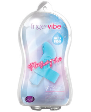 Blush Play With Me Finger Vibe – Blue Blush Sex Toys | Buy Online at Pleasure Cartel Online Sex Toy Store