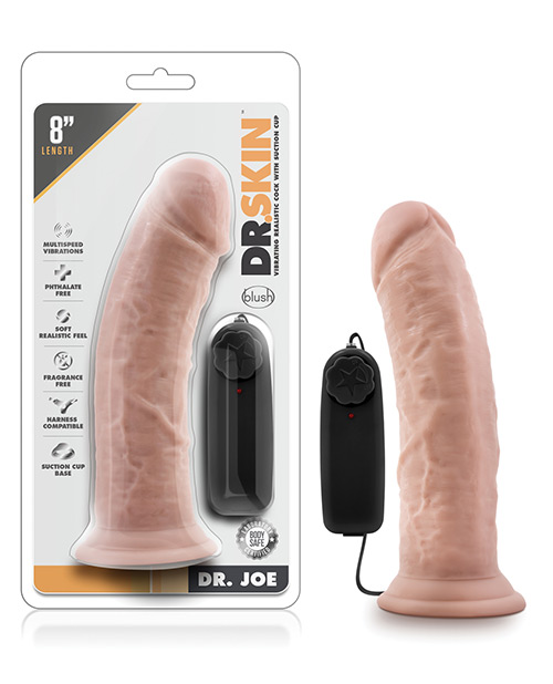 Blush Dr. Skin Dr. Joe 8″ Cock W-suction Cup – Vanilla Dildos & Dongs | Buy Online at Pleasure Cartel Online Sex Toy Store