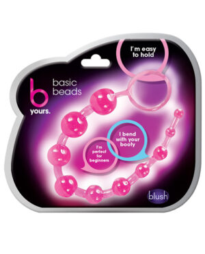 Blush B Yours Basic Anal Beads – Pink Anal Beads & Balls | Buy Online at Pleasure Cartel Online Sex Toy Store