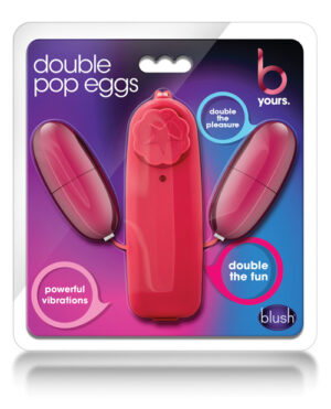 Blush B Yours Double Pop Eggs – Cerise Blush Sex Toys | Buy Online at Pleasure Cartel Online Sex Toy Store