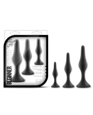 Blush Luxe Beginner Plug Kit – Black Anal Kits & Combos | Buy Online at Pleasure Cartel Online Sex Toy Store