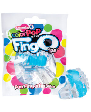 Screaming O Color Pop Fingo Tip – Blue Finger Vibrators | Buy Online at Pleasure Cartel Online Sex Toy Store