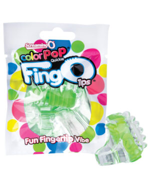 Screaming O Color Pop Fingo Tip – Green Finger Vibrators | Buy Online at Pleasure Cartel Online Sex Toy Store