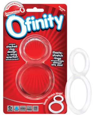 Screaming O Ofinity – Clear Cock Ring & Ball Combos | Buy Online at Pleasure Cartel Online Sex Toy Store