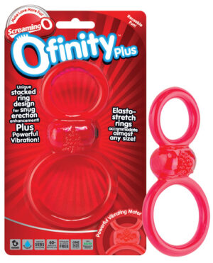 Screaming O Ofinity Plus – Red Cock Ring & Ball Combos | Buy Online at Pleasure Cartel Online Sex Toy Store