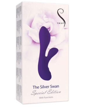 The Silver Swan Special Edition – Purple Rabbit Vibrators | Buy Online at Pleasure Cartel Online Sex Toy Store