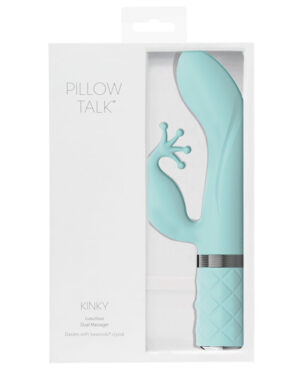 Pillow Talk Kinky – Teal Rabbit Vibrators | Buy Online at Pleasure Cartel Online Sex Toy Store