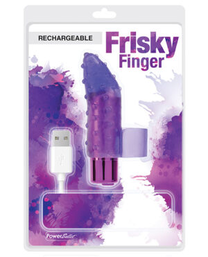Frisky Finger Rechargeable – Purple Finger Vibrators | Buy Online at Pleasure Cartel Online Sex Toy Store