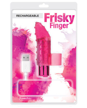 Frisky Finger Rechargeable – Pink Finger Vibrators | Buy Online at Pleasure Cartel Online Sex Toy Store
