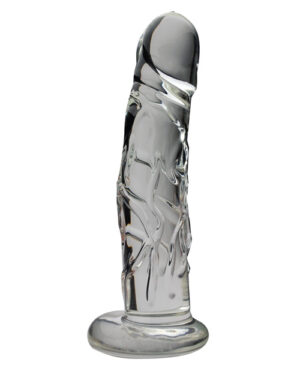 Blown Realistic Glass Medium – Clear Dildos & Dongs | Buy Online at Pleasure Cartel Online Sex Toy Store