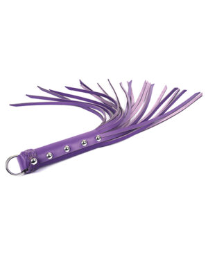 Spartacus 20″ Strap Whip – Purple BDSM & Bondage Toys & Gear | Buy Online at Pleasure Cartel Online Sex Toy Store