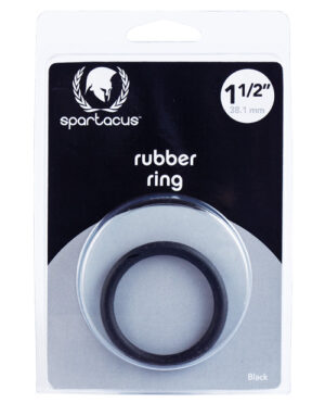 Spartacus 1.5″ Rubber Cock Ring – Black Cockrings & Lassos | Buy Online at Pleasure Cartel Online Sex Toy Store