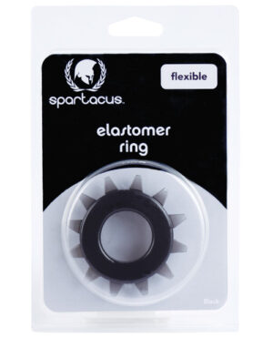 Spartacus Elastomer Stud Cock Ring – Black Cockrings & Lassos | Buy Online at Pleasure Cartel Online Sex Toy Store