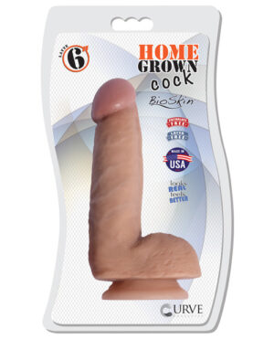 Curve Novelties Home Grown 6″ Bioskin Cock – Latte Curve Novelties | Buy Online at Pleasure Cartel Online Sex Toy Store