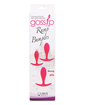 Curve Novelties Gossip Rump Bumpers – Magenta Anal Kits & Combos | Buy Online at Pleasure Cartel Online Sex Toy Store