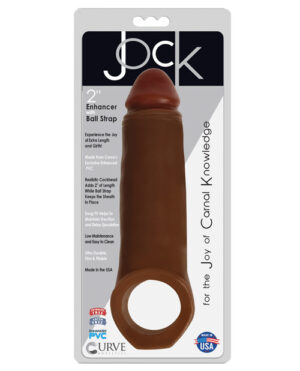 Curve Novelties Jock Enhancer 2″ Extender W-ball Strap – Chocolate Curve Novelties | Buy Online at Pleasure Cartel Online Sex Toy Store